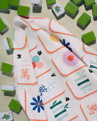 Tile Toss: Geometry Kitchen Tea Towel