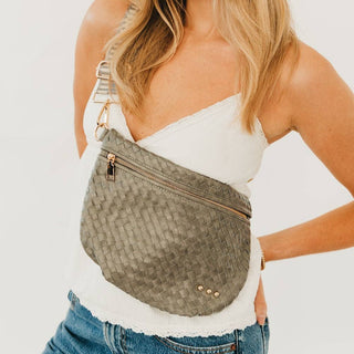 Westlyn Woven Bum Bag - TOP SELLER: Brown