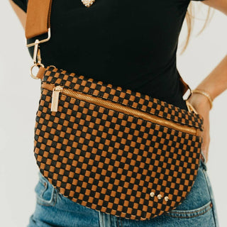 Westlyn Woven Bum Bag - TOP SELLER: Brown