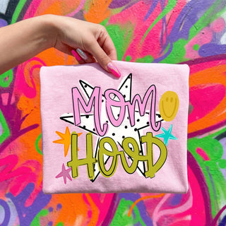 Retro Mom Hood DTF Heat Transfer: Adult
