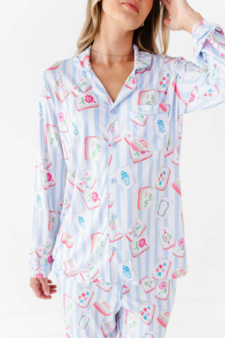 Mahjong and Mingle Women's Pajamas: XL