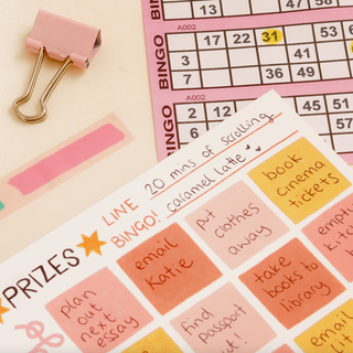 Bingo To Do List Notepad