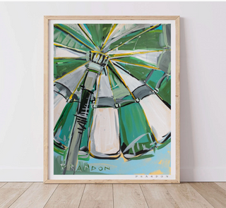 The Masters at Augusta National Umbrellas - 8"x10" Art Print