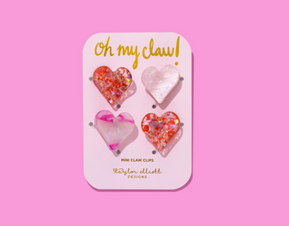 Confetti Mini Claw Hair Clips Set  (Multiple Styles)