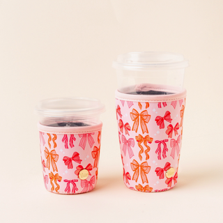 Darling Drink Sleeve in Blushing Bows