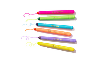Wax Highlighter Set of 6 with Motivational Quotes