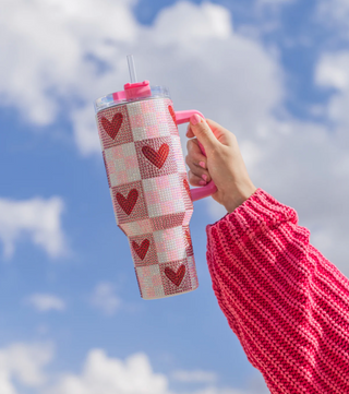 ALL THE HEART EYES Stainless Steel Tumbler - 40 oz