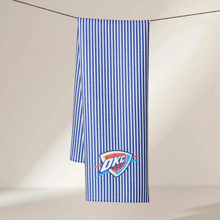 OKC Thunder Classic Stripe - Geometry Kitchen Tea Towel