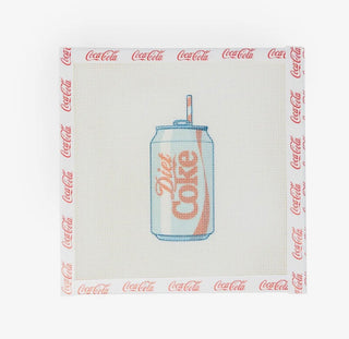Diet Coke Can Needlepoint Canvas | Licensed Coca-Cola® Product