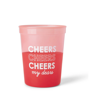 CHEERS MY DEARS!  Color Changing Reuseable Cup Set