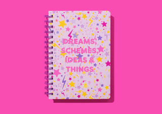 Spiral Notebook - "Dreams..." - 200 Pages