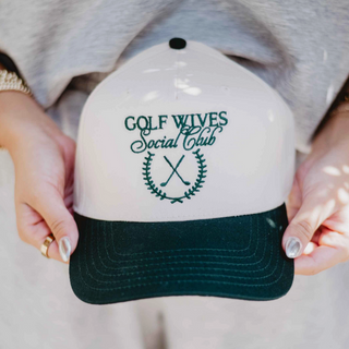 Golf Wives Social Club Two-Toned Canvas Fitted Hat