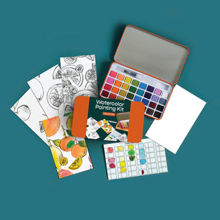 Citrus Fruits Watercolor Painting Kit