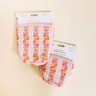 Darling Drink Sleeve in Pink Petal Parade