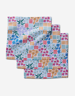 Geometry Dishcloth Set - Floral Garden
