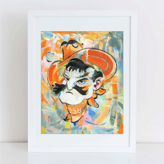 Oklahoma State University Pistol Pete  – 8x10" Art Print