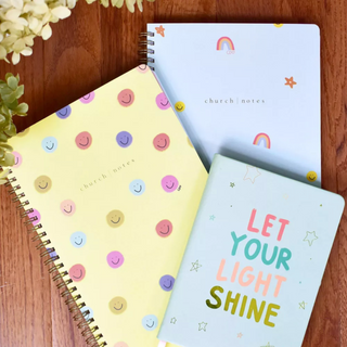Church Notes Notebook - Smiley Face