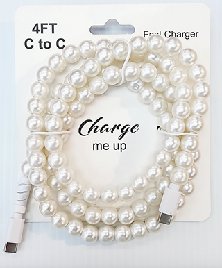 Beaded Charging Cable - USB Lightning- Various Colors
