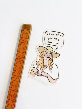 Alexis Rose Vinyl Sticker Schitt's Creek