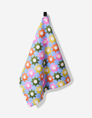 Geometry Tea Towels - Geometric Garden Tea Towel