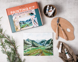 Mountain Palette Knife Painting Kit | Landscape