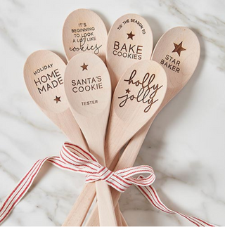 Wooden Baking Spoons - Bake Cookies