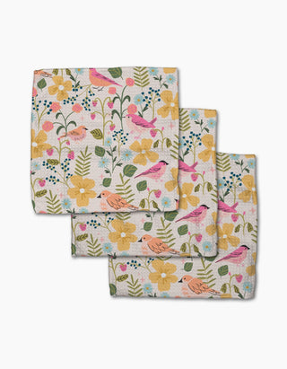 Summer Songbirds - Geometry Dish Cloth Set