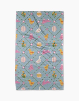 Easter Critters - Geometry Tea Towel