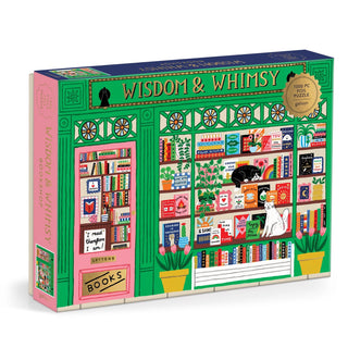 Wisdom & Whimsy Bookshop - 100 Piece Foil Puzzle
