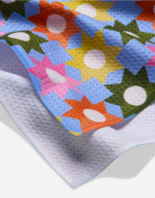 Geometry Tea Towels - Geometric Garden Tea Towel