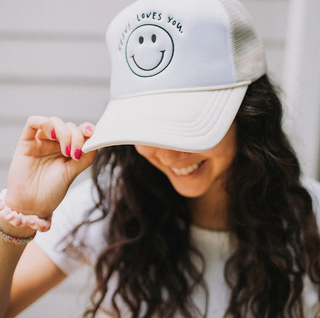 Smile, Jesus Loves You Trucker Hat