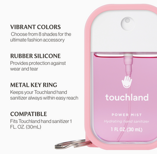 Silicone Hand Sanitizer Case - Various Colors