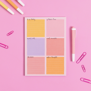 Pastel Daily Planner Notepad