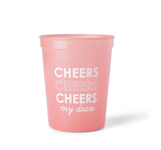 CHEERS MY DEARS!  Color Changing Reuseable Cup Set
