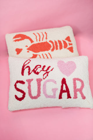 Hey Sugar Hook Pillow