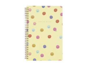Church Notes Notebook - Smiley Face