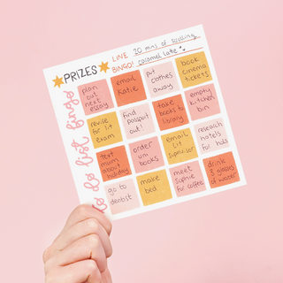 Bingo To Do List Notepad