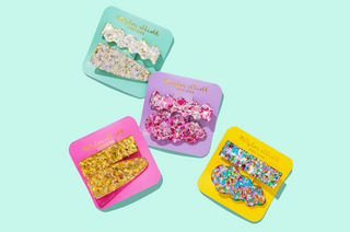 Pearl Confetti Hair Clip Duo Set