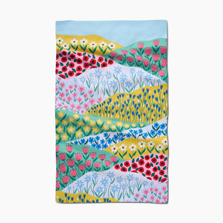Spring Fields - Geometry Tea Towel