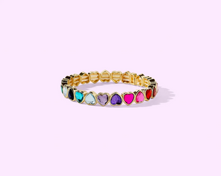 Colorful Hearts Bracelet