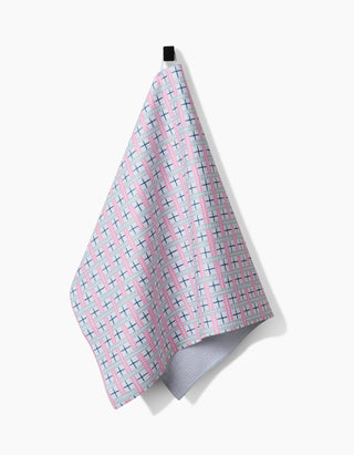 Spring Cottage Plaid - Geometry Tea Towel