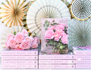 Vintage Roses Home & Garden Coffee Table Book