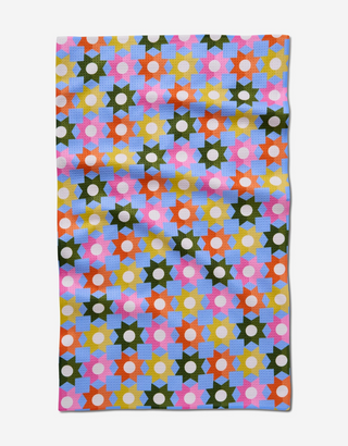 Geometry Tea Towels - Geometric Garden Tea Towel