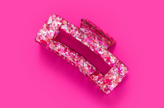 Pink Confetti Large Claw Clip