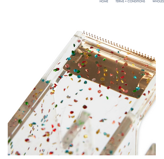 Confetti Party Acrylic Stapler