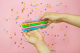 Best Teacher Ever Colored Pen Set