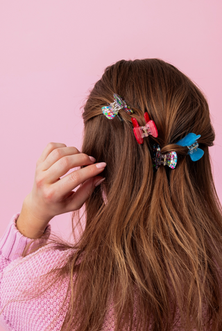 Confetti Mini Claw Hair Clips Set  (Multiple Styles)