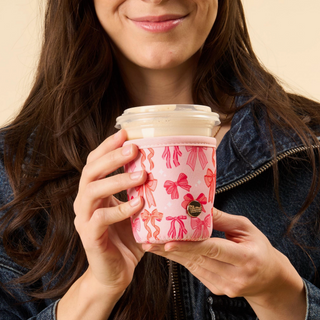 Darling Drink Sleeve in Blushing Bows