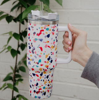 Terrazo Confetti Stainless Steel Water Tumbler