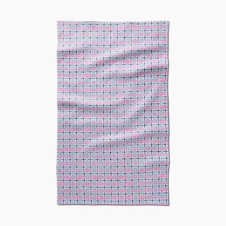 Spring Cottage Plaid - Geometry Tea Towel